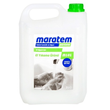 Maratem 101 Sıvı El Yıkama Maddesi 5lt Sedefli Beyaz. 800788