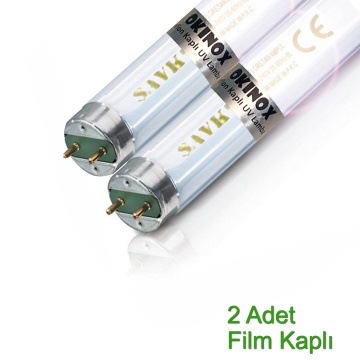 Shawk Mavi Işıklı, Film Kaplı 2 Adet Sinek Lambası 36w 120 cm. 910486